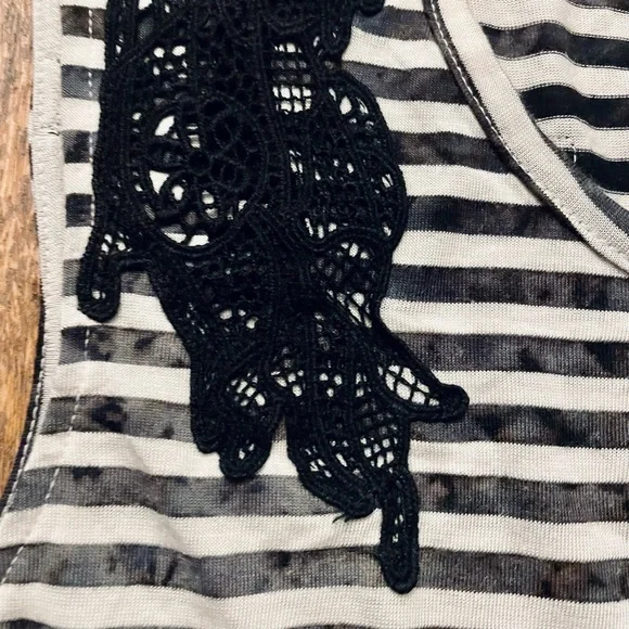 Britney Spears for Candies striped tunic, size S - Picture 3 of 3